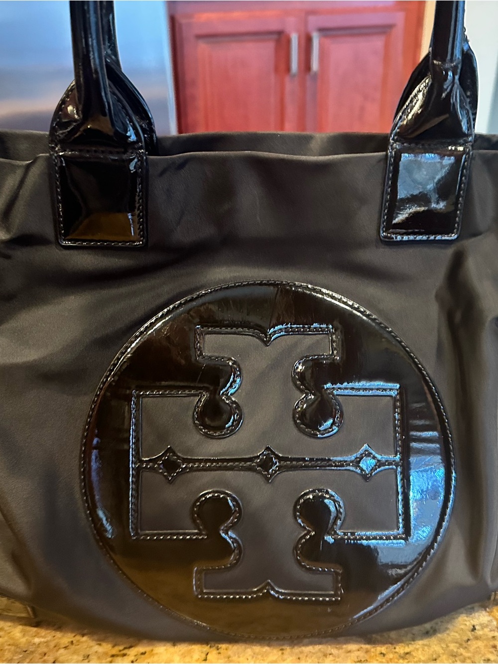 Tory Burch tote 👜 patent black ❤️